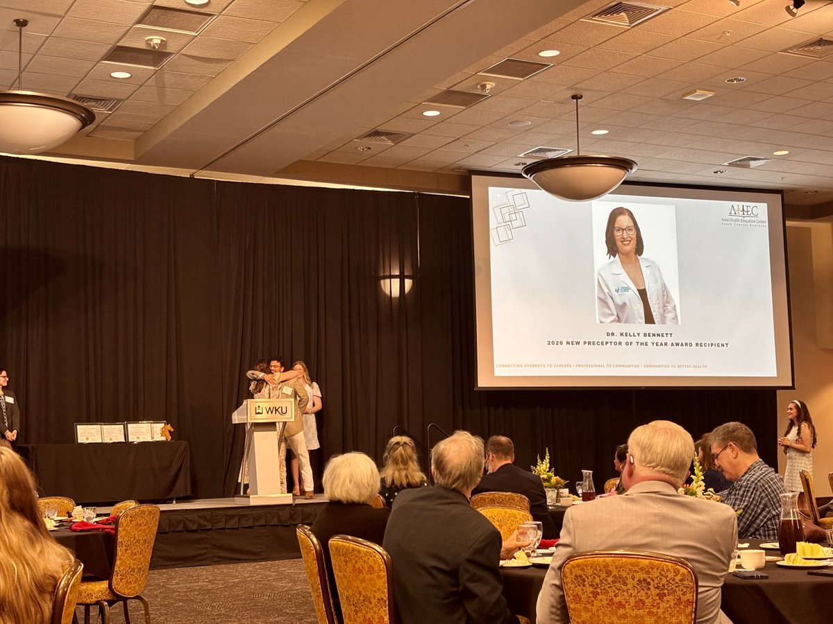 GravesGilbert's tweet photo. Congratulations to Dr. Bennett and Dr. Gilliam on their recognition from South Central KY AHEC! 💙

Dr. Bennett: 2026 New Preceptor of the Year
Dr. Gilliam: 2026 Medical Preceptor of the Year

We're proud of their dedication to mentoring future healthcare professionals. https://t.co/g5oXUh7BLM