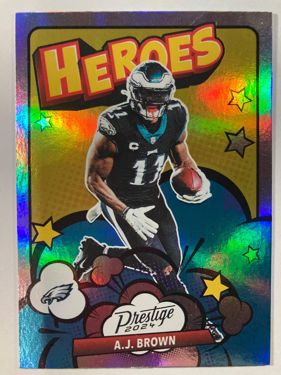 🎁Appreciation Day Giveaway🎁

Winner Announced Friday

🔥AJ Brown Panini Prestige Heroes Silver Holo #FlyEaglesFly

To enter
1. Follow
2. Retweet
3. Like