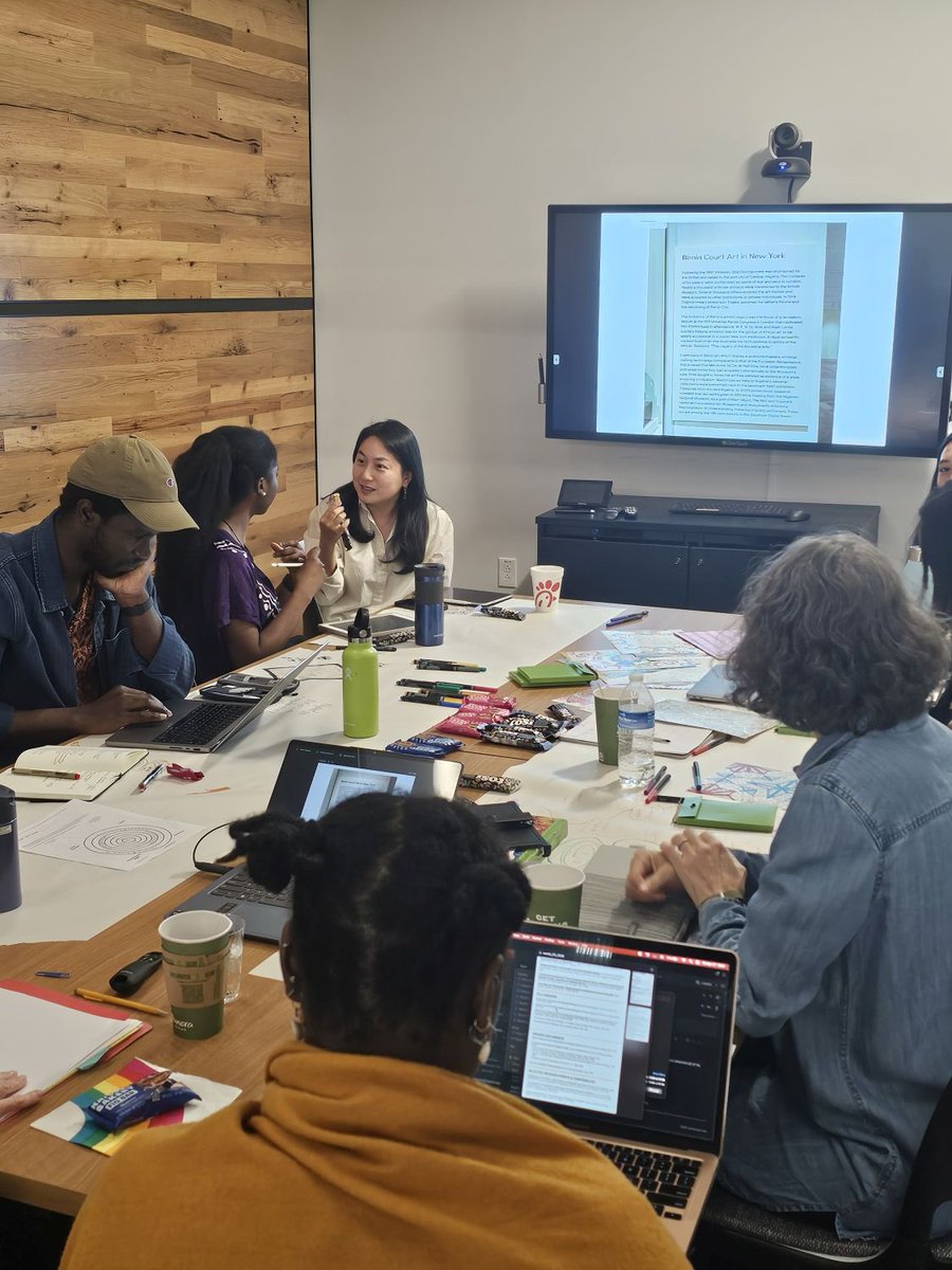 EmoryIAS's tweet photo. Last Friday, the Hatchery at Emory Point ,alongside Risky Etika, hosted “African Art History | Past – Present – Future,” a workshop bringing together graduate students to reflect on the field’s evolution and future directions. https://t.co/pGZ6xGNSgz