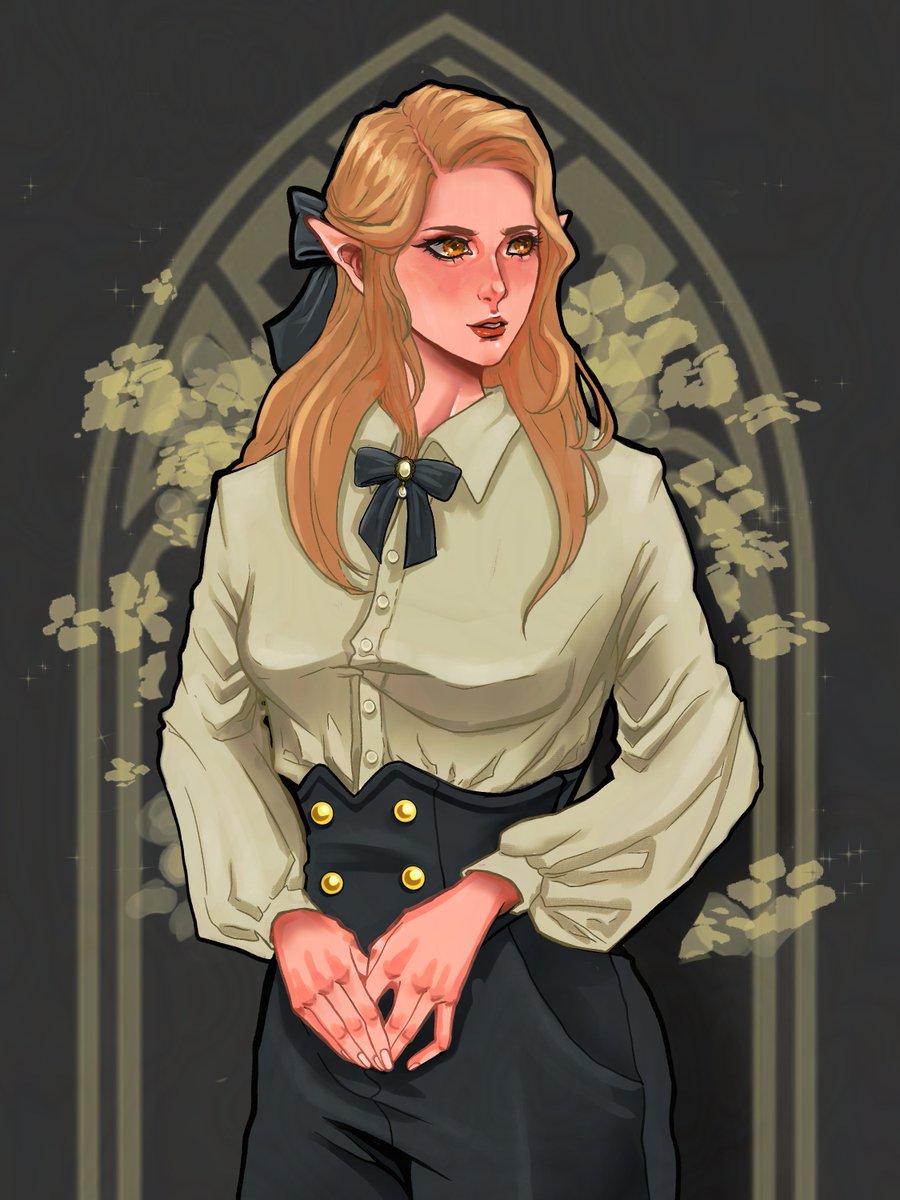 Arakna_art's tweet image. Half-body Comm!ss!on for Hopenitro on #Vgen ❣️