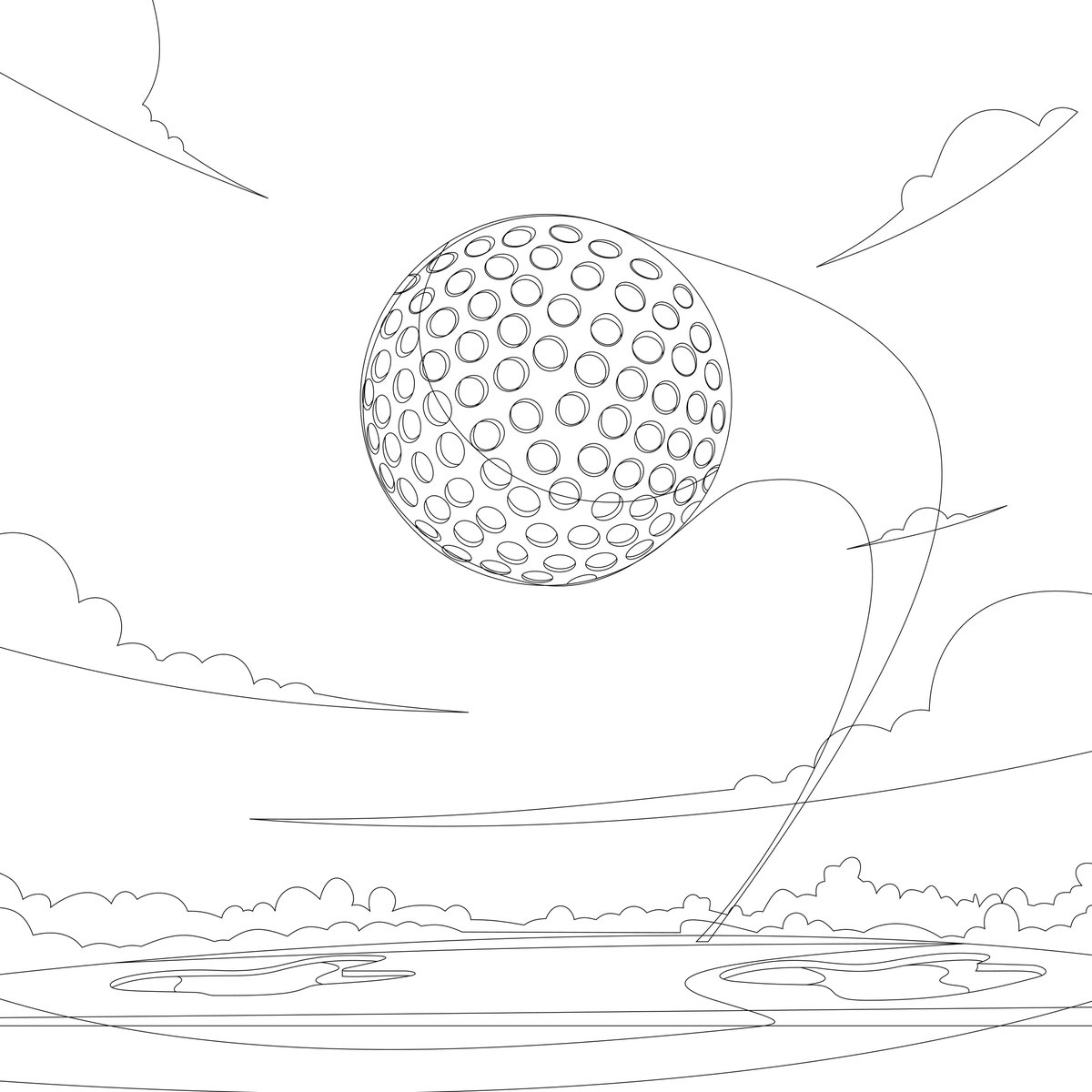 the_olatomiwa's tweet photo. Back to illustrating the sports series.

Series 10 - The Golf ball.

Detailing the ball took quite some time. https://t.co/zaWck26biM