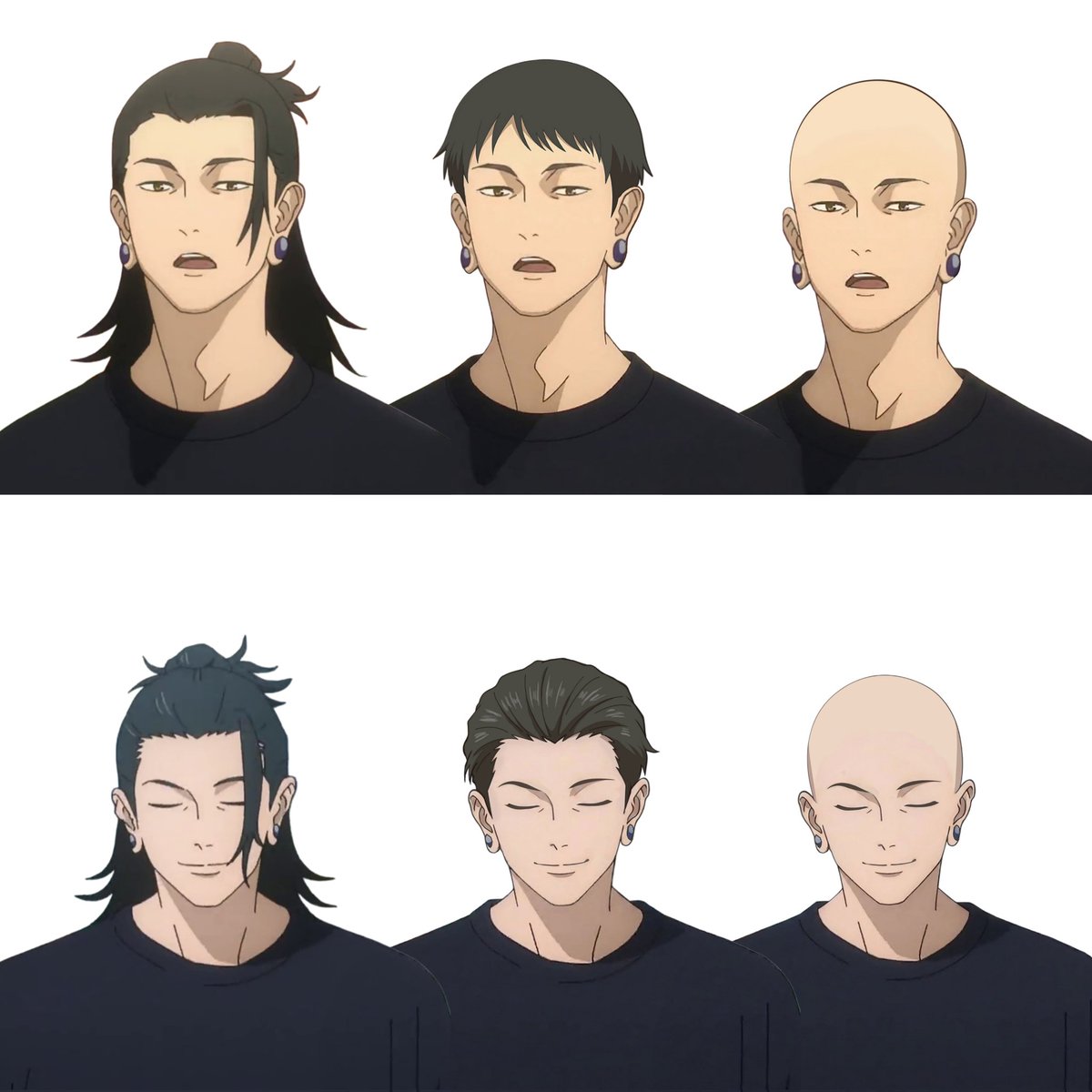 sagrnjo's tweet photo. "they see him as a bottom just because of his hair"
No matter what long hair, short hair, even bald... geto will always be a bottom in my eyes https://t.co/mThmLhrP3W