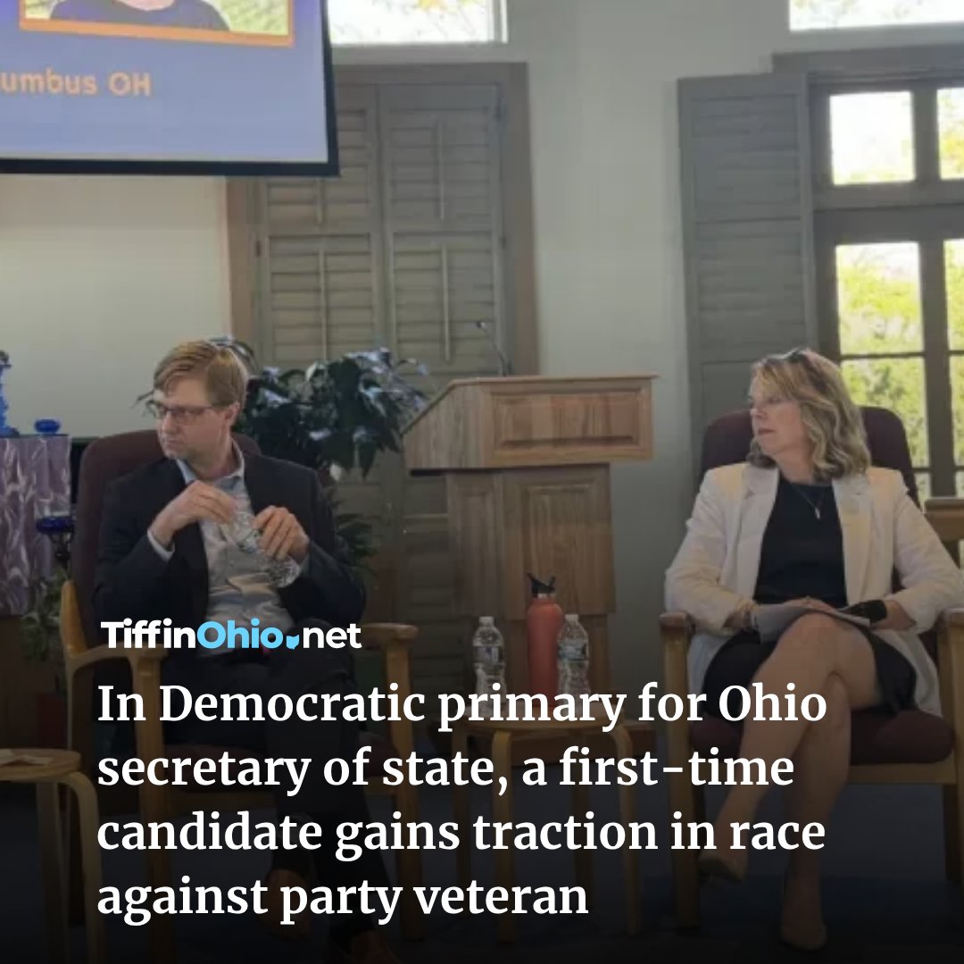 TiffinOhioNews's tweet photo. Strong fundraising and early organizing has helped Cincinnati physician Bryan Hambley gain a foothold in the race. State Rep. Allison Russo argues experience is critical in a Republican-dominated state. https://t.co/FV23oDNNXm https://t.co/ZDxPetwfbf