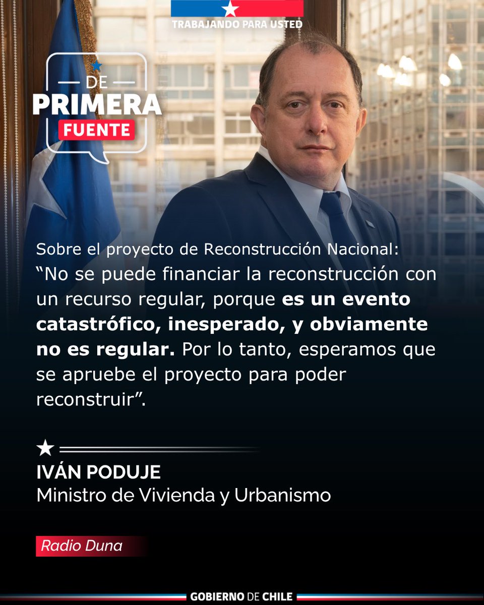 Gobierno de Chile tweet media