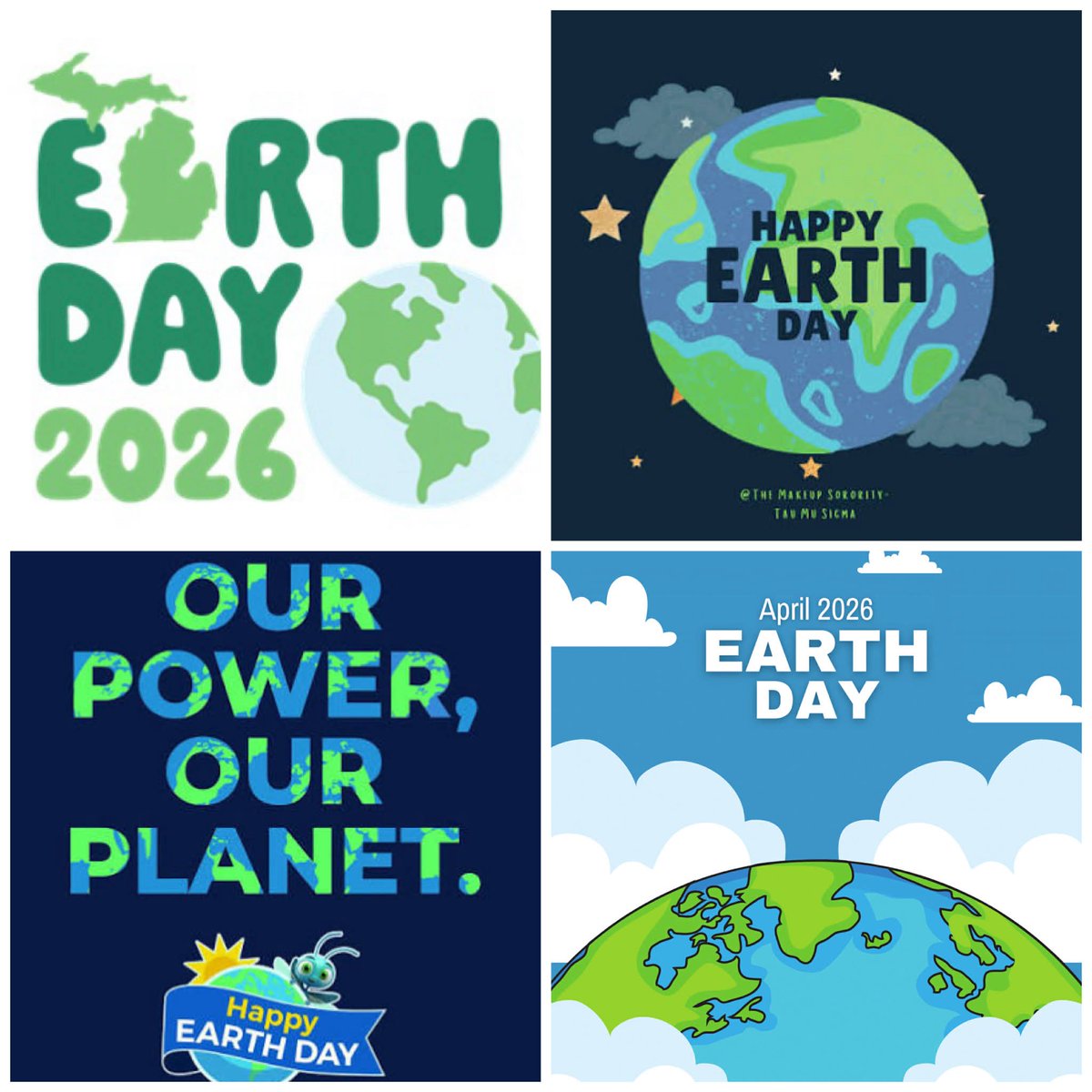 culbhouse's tweet photo. 今日は地球の日🌏アースディ

🌈Happy EARTH DAY‼️‼️

『ＥＡＲＴＨ』の語源は『母なる大地』

🌏 ギリシャ語の地球『αία』

大地の女神『ガイヤ』

ギリシャ語最初のアルファ：Α α (alpha) 

と９番目：Ι ι (iota) - イオタの組合せ🩵 https://t.co/6KdYe1CWEj