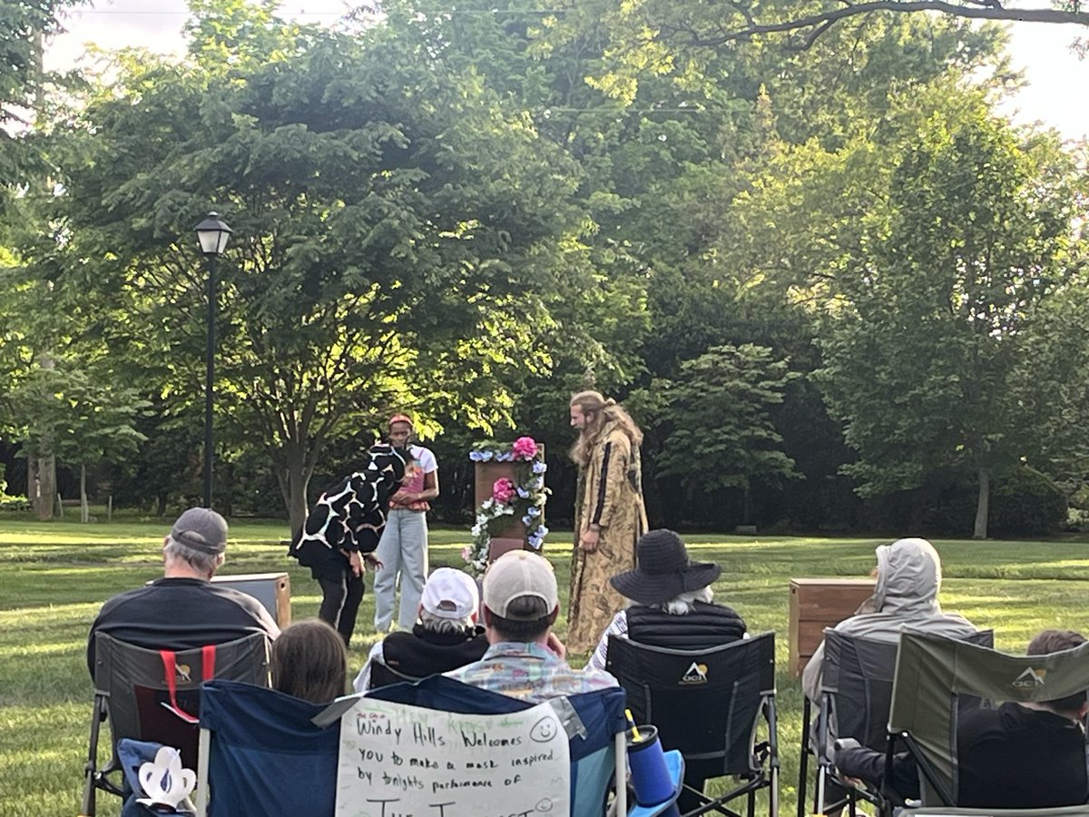Not to be real weird, but there’s something to be said for having one’s feet on grass. And if The Tempest is being performed while doing so.. well then. So be it.