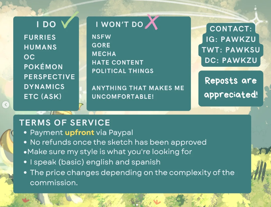 pawksu's tweet photo. My phone was recently stolen. I have some open commissions so I can afford a new one.
Any reposts are appreciated. #commissionsopen #commissions #emergencycommissions #arttwt #furryarwork 
#help https://t.co/2ZCBcNwGBl