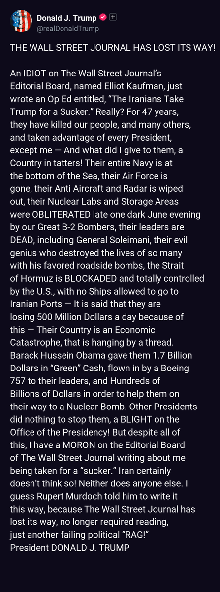 Trump Truth Social Posts On X tweet media