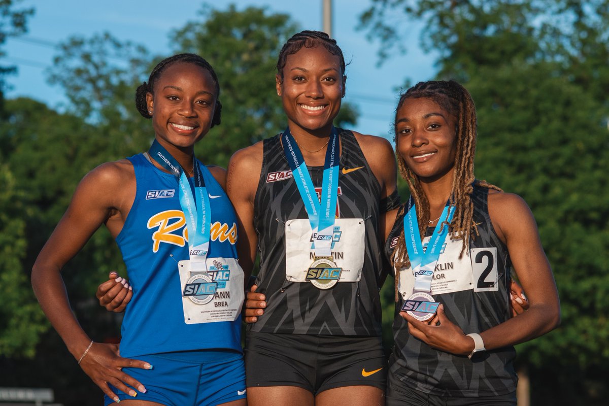 TheSIAC's tweet photo. 𝗪𝗢𝗠𝗘𝗡’𝗦 𝟭𝟬,𝟬𝟬𝟬 𝗠𝗘𝗧𝗘𝗥 𝗥𝗨𝗡

Congratulations to the winners!

🥇Anaya Martin (TU)
🥈Brea Vann (ASU)
🥉Taylor Franklin (TU)

#SIAC | #SIACTF | #LeadersRiseHere https://t.co/9AJqPAe65E