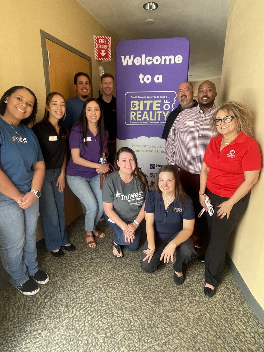 TruWestCU's tweet image. 🌵 Today was another great morning for a #BiteofReality with #ArizonasCreditUnions at @PCPA!

If you're looking for a fun activity for your students or youth group, we'd love to help! 🙂

@FirstCU @CopperStateCU @AlhambraCU

#TeachKidsMoney  #FinLit #credituniondifference