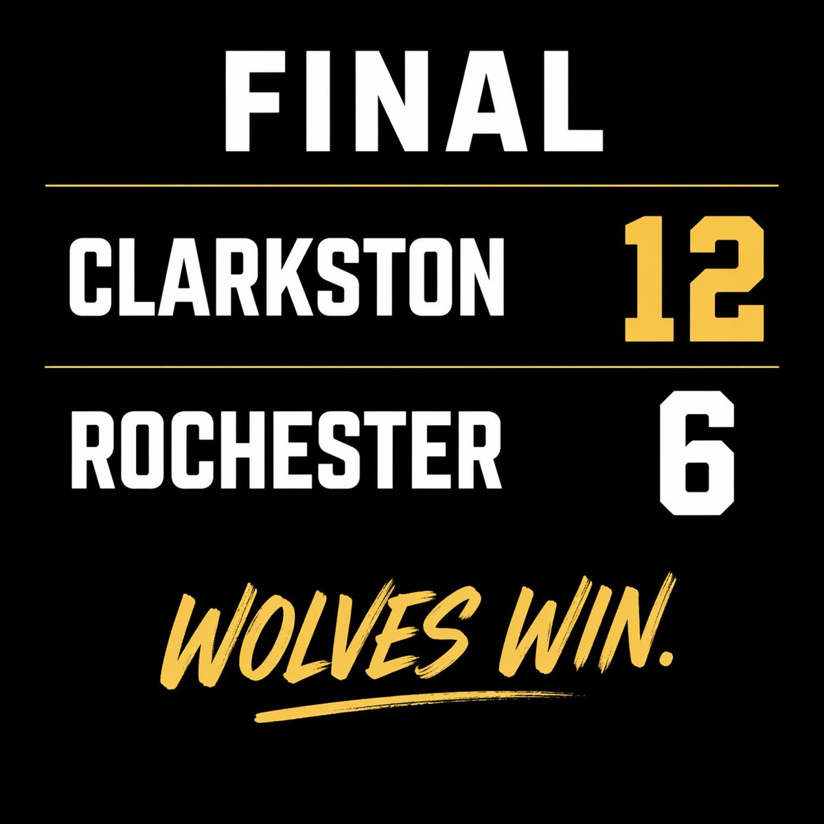 Clarkston_BSBL's tweet photo. Wolves win game 2 of the series and move to 5-4 on the season. 
@CTownAthletic 
#ClarkstonBaseball #GoWolves https://t.co/BTj7P4kRjr