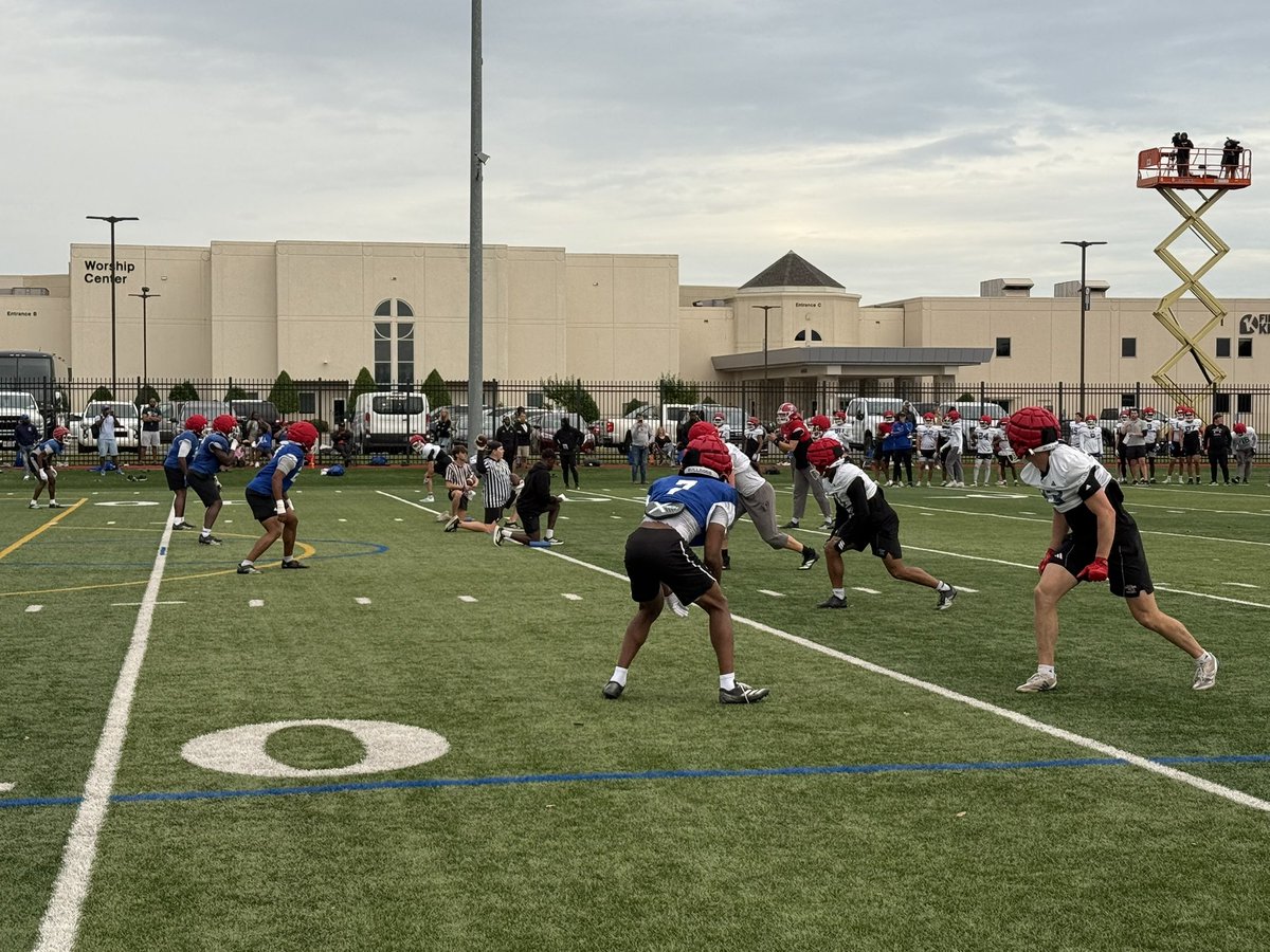 DBrownKTBS's tweet photo. .@LATechFB practicing in Bossier City as a part of their Red River Run Through at Freedom Fields. https://t.co/dwSqnLif5q