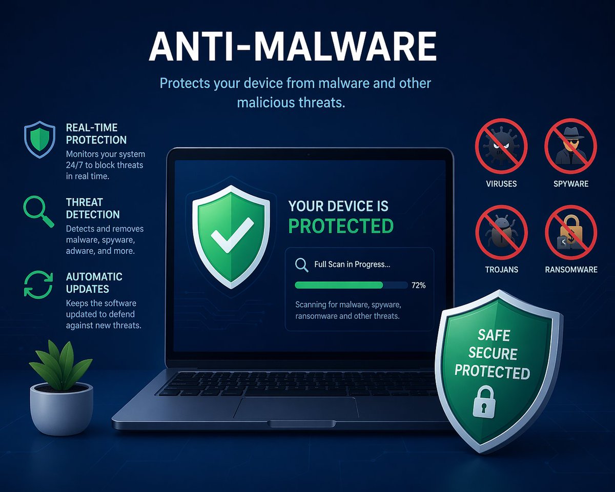 EdacheMorgan's tweet photo. Day 84 of the #100DaysofCyberPH
Diving into antimalware.
Malware is constantly evolving, and so are the tools designed to stop it—signature-based detection, behavioral analysis, real-time protection… it’s deeper than I thought.

Still learning, still building.
@PHCyberGiants https://t.co/416I5Iu9o1