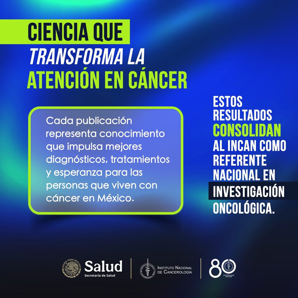 Instituto Nacional de Cancerología tweet media