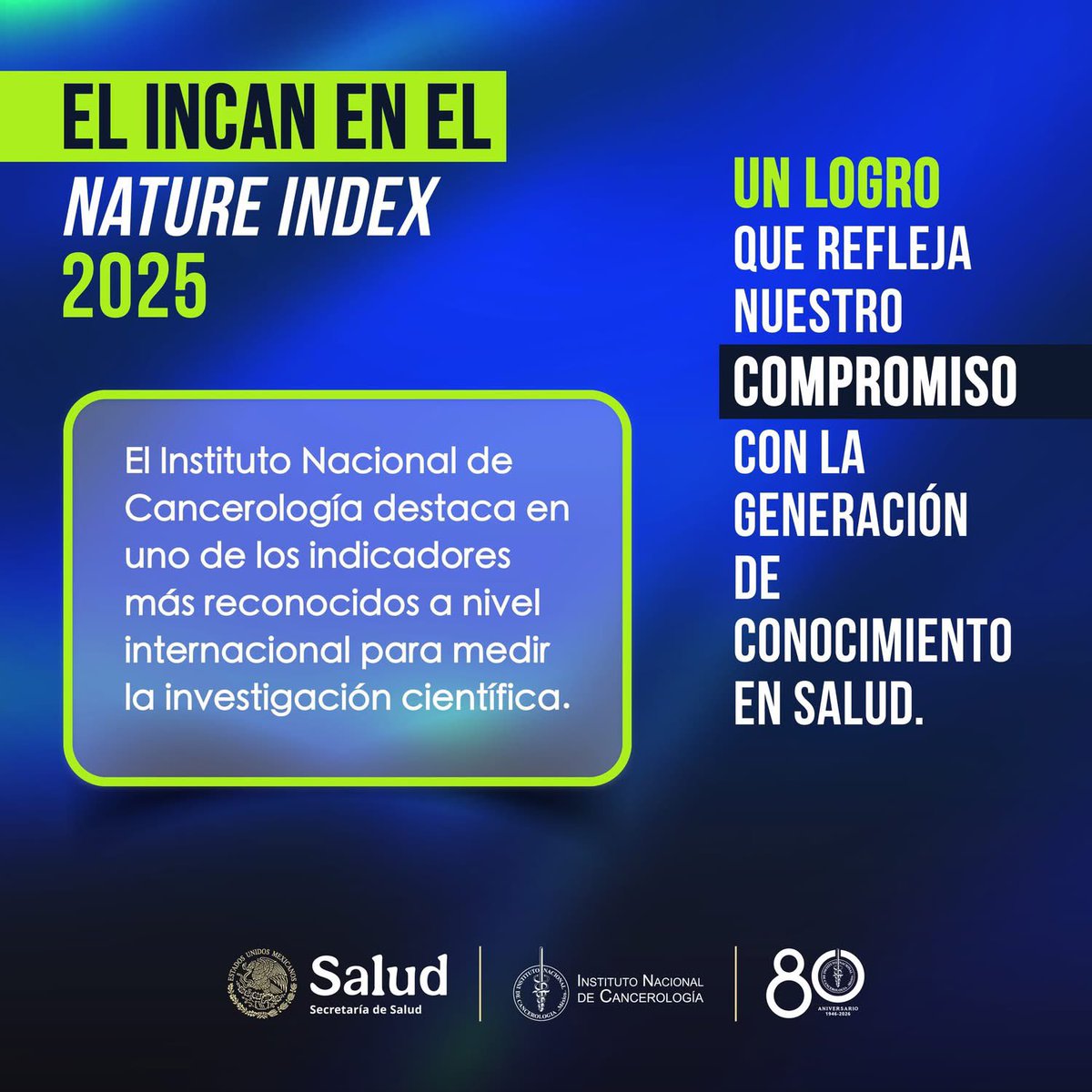 Instituto Nacional de Cancerología tweet media
