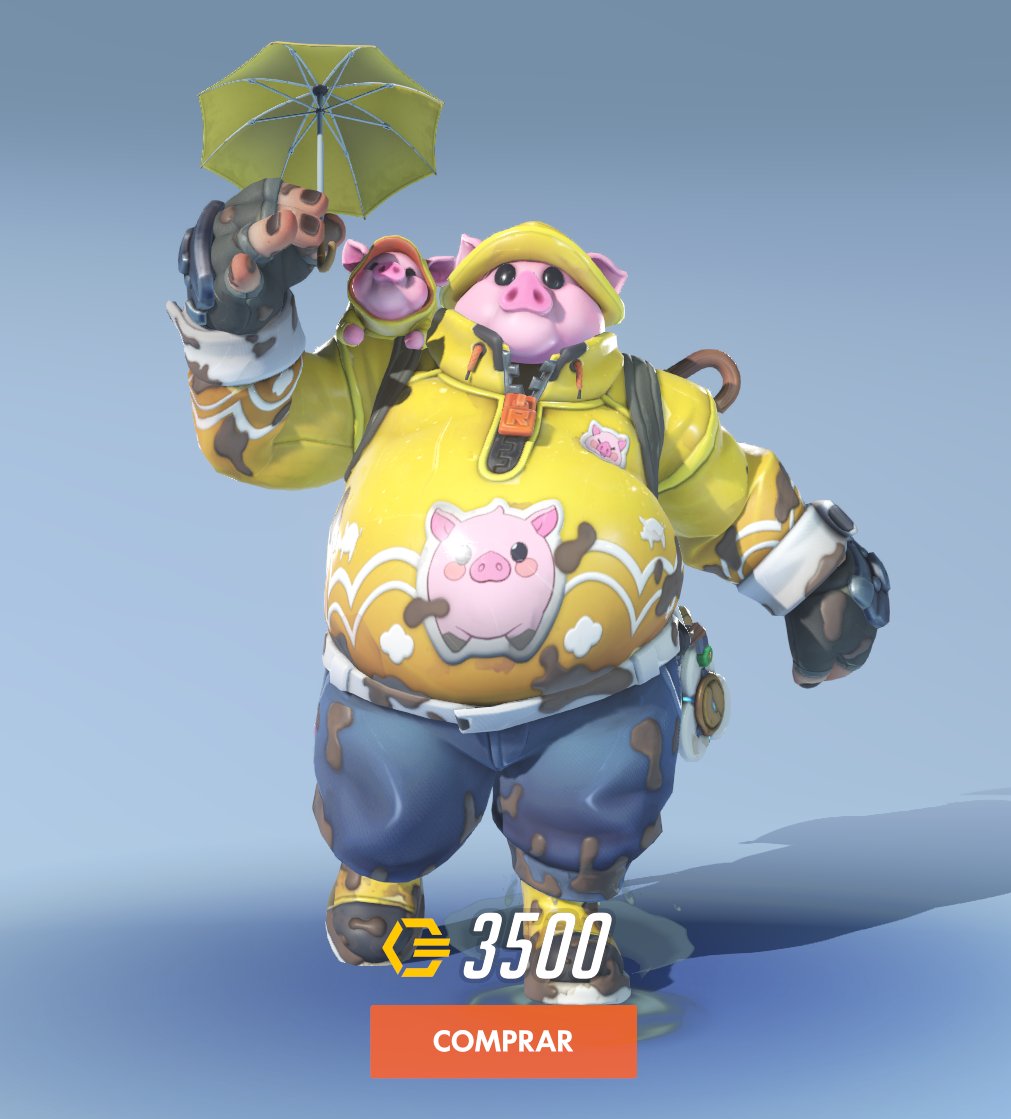 eu queria tanto esse pacote do roadhog mas alopraram meus sonhos com esse preço 💔