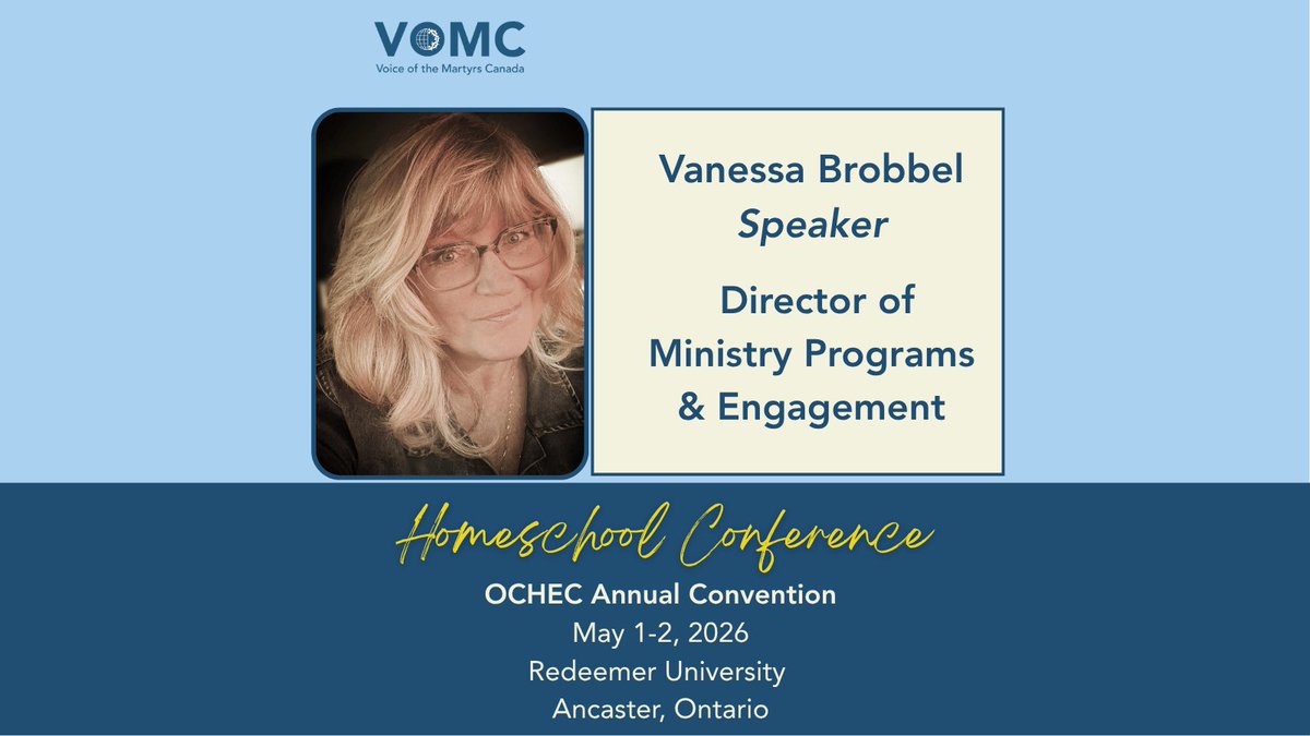 Voice of the Martyrs Canada tweet media