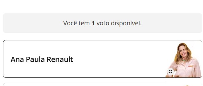 chegando agora na festa da democracia