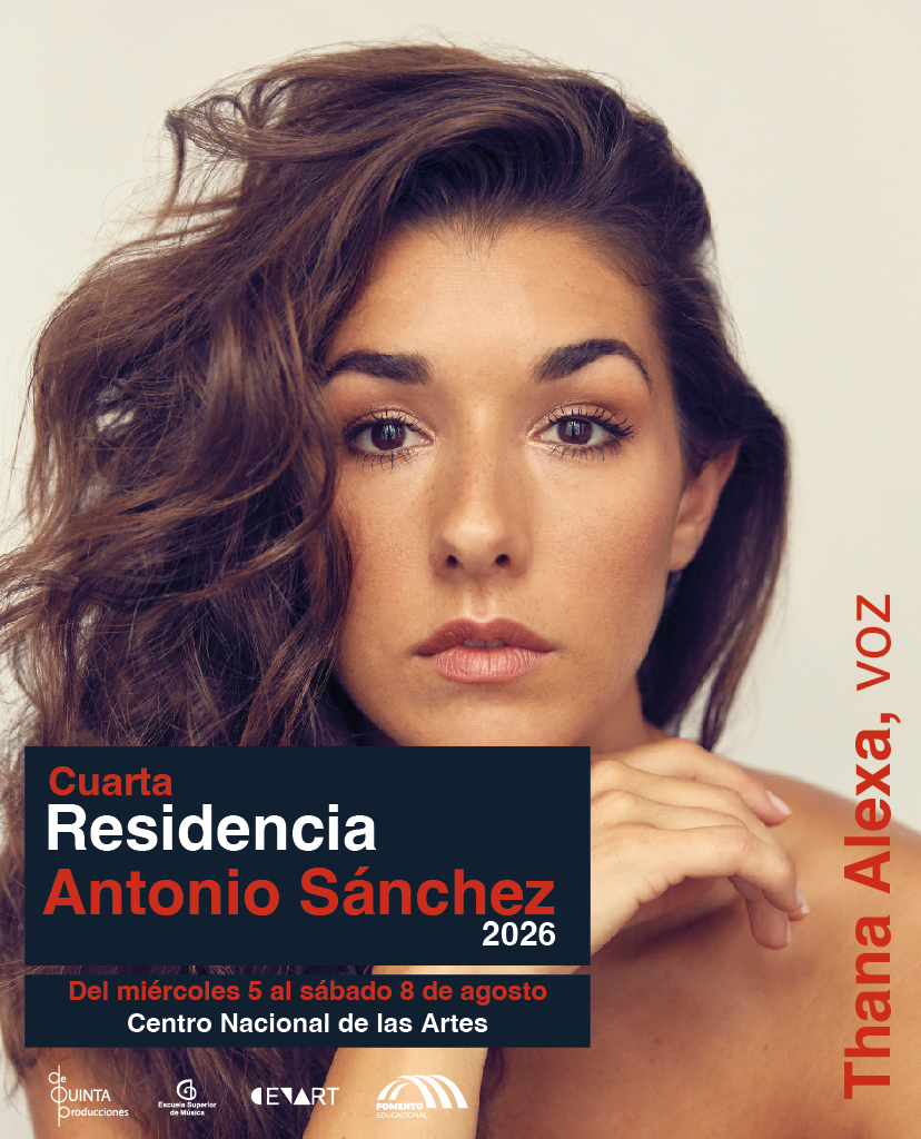 DeQuintaPro's tweet photo. 🎤✨ Thana Alexa, maestra de voz en la Residencia Antonio Sánchez
Formación de alto nivel, del 5 al 8 de agosto en CENART, CDMX.
Cuesta solo $3 mil 
¡Envía tu audición ya!
La convocatoria cierra el 30 de abril, bases aquí:
https://t.co/Vd0eF6e1yM https://t.co/ajtWWez9wG