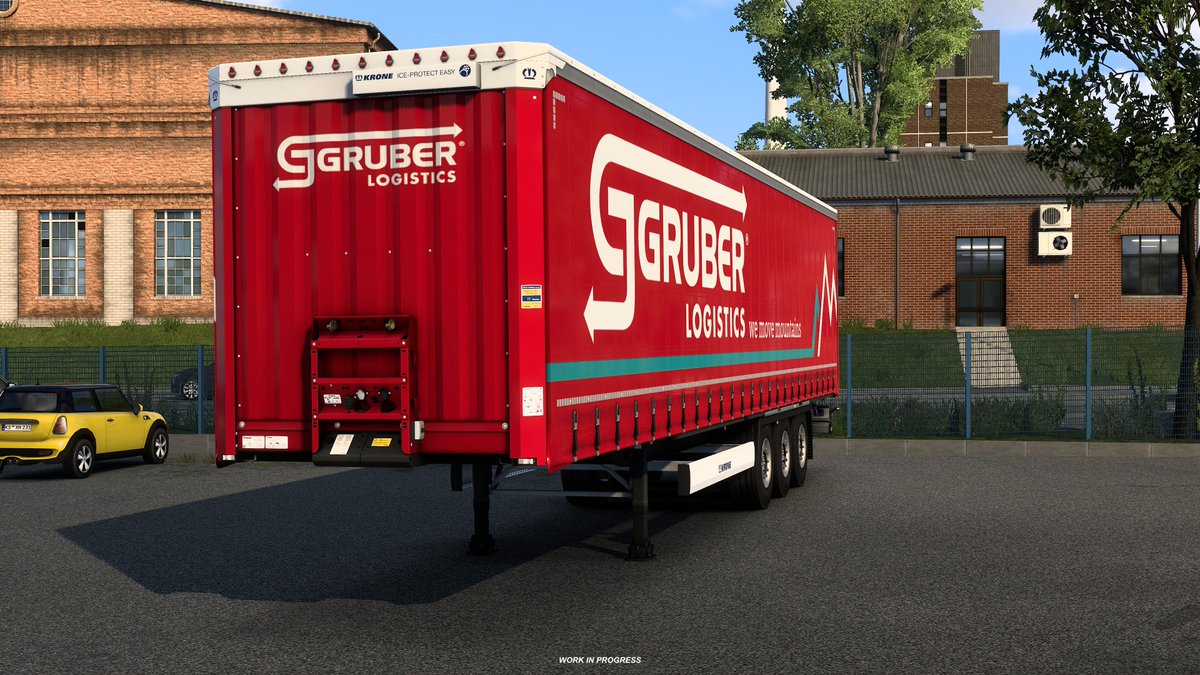 truck_designs's tweet image. Today we’re excited to share new screenshots of the upcoming GRUBER Logistics S.p.A. pack for Euro Truck Simulator 2! 😍

The pack is currently being tested internally, with final polishing underway and a few remaining issues being fixed! 🚚

#workinprogress #EuroTruckSimulator2