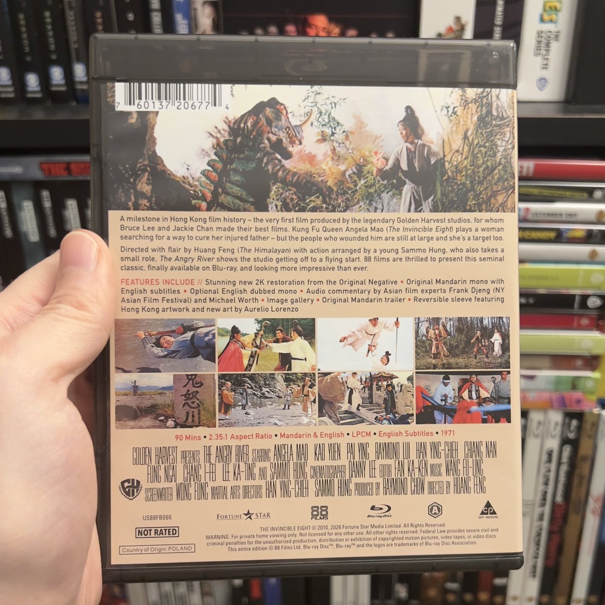 HighDefDiscNews's tweet image. /// #NewArrival ///

THE ANGRY RIVER on limited edition Blu-ray via @88_Films. Available stateside on May 12 distributed by @mvdentgroup. #Bluray #PhysicalMedia #GoldenHarvest #AsianCinema #HongKongCinema

Package art 🧵 1/2

Preorder // #ad

@ Amazon / amazon.com/Angry-River-Fe…

@