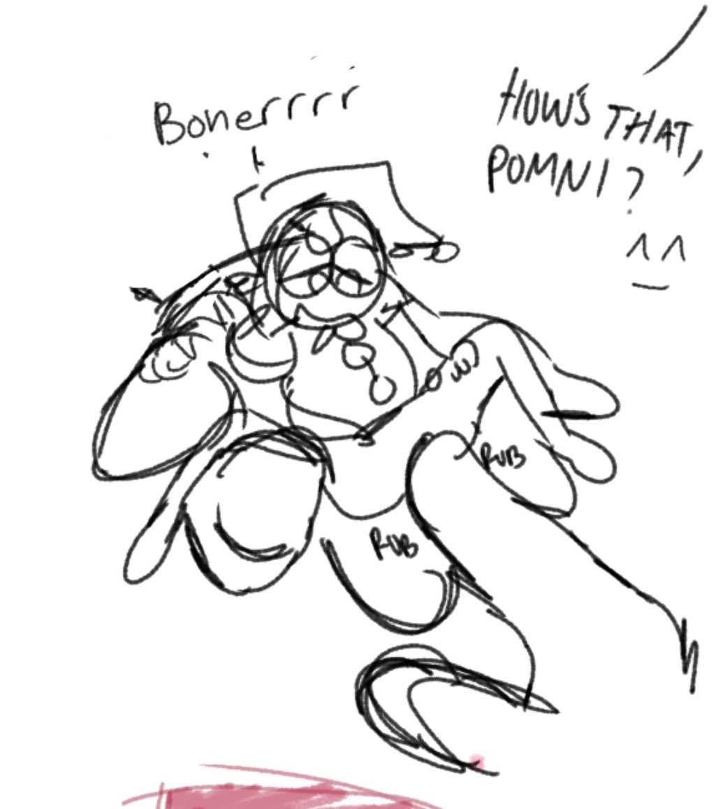 apricotcritter's tweet photo. #genitalcircus sloppy sketches caine vore pov and tiny pomni getting inspected https://t.co/SeclDG9GB2
