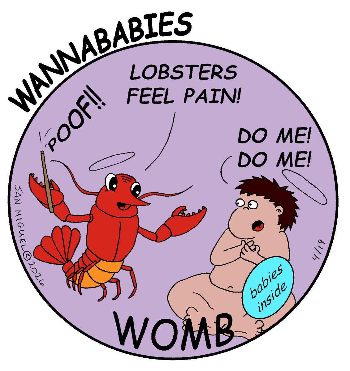 Wannababies's tweet image. Save the Lobsters! How is it that we are so selective? We demonstrate for the humane treatment for lobsters and the next minute we demand our right to abort our offspring. By the way, the unborn can feel pain as early as 12 weeks gestation. #prolife #prolifegeneration #chooselife