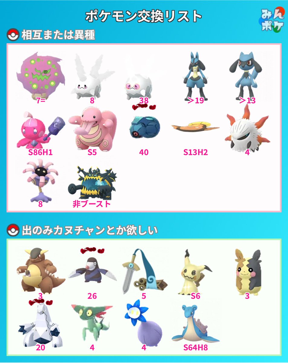 ポケモンGO 交換用Nissy151 tweet media