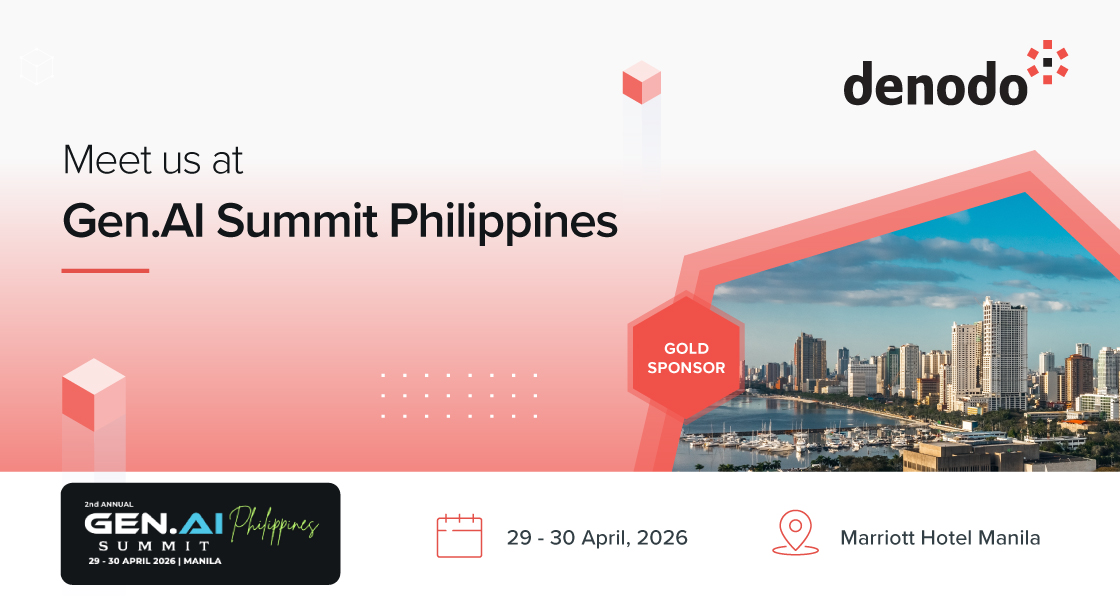 denodo's tweet photo. The Philippines’ AI moment is here, and #Denodo is part of it as Gold Sponsor at https://t.co/cphfLLrLpN Summit Philippines (Apr 29–30, Marriott Manila).

📍 Visit Booth #3 to explore how to build #DataFoundations for scalable #AI.

👉 https://t.co/GbLYeMERJn

#GENAIPHILIPPINES https://t.co/d3Q8dAYIbS