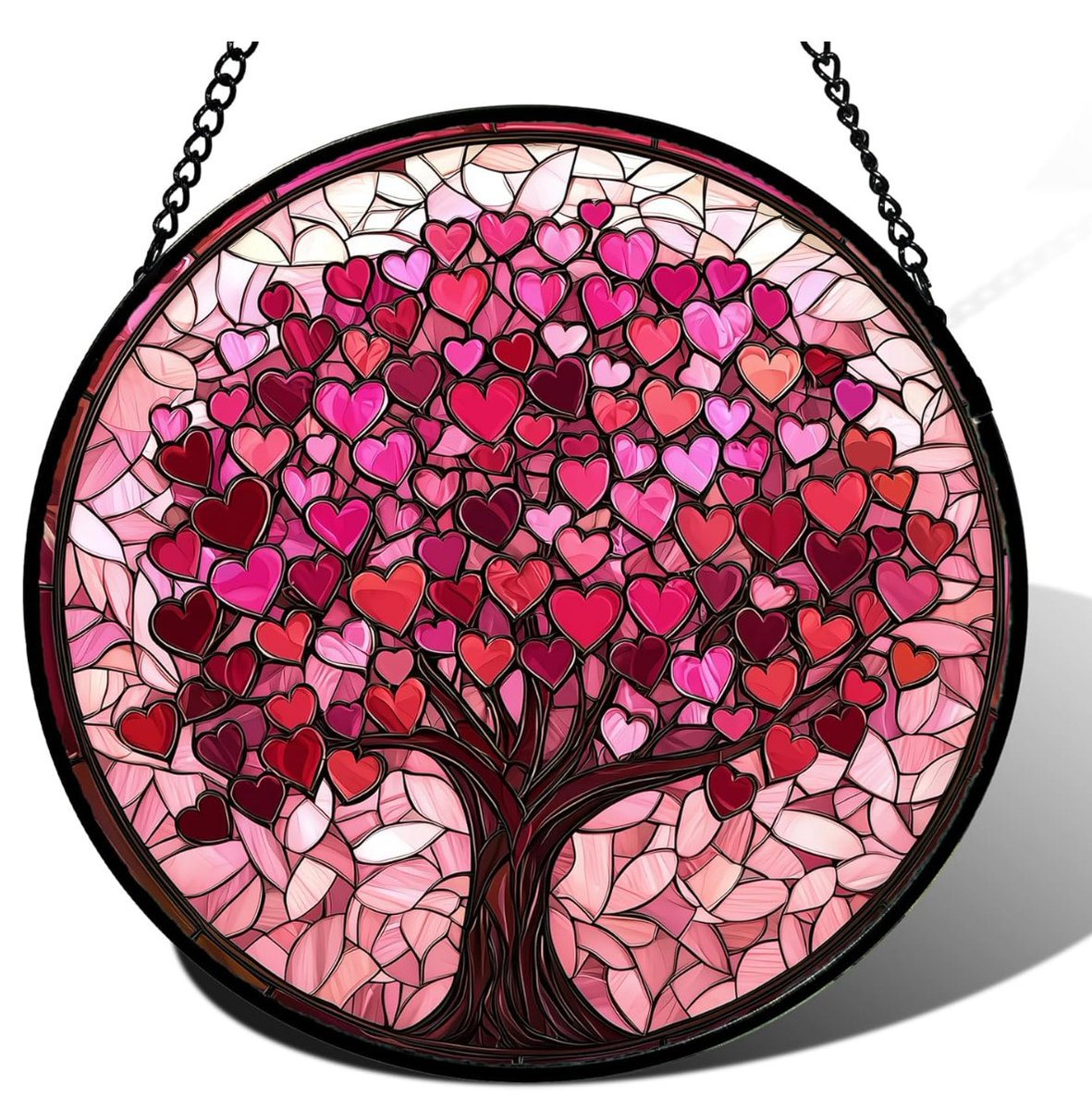 whatdragonwants's tweet image. Catch the Sun through this Pretty Stained Glass Window Hanging  -19% off amzn.to/4vLXf8O #ad #stainedglass #hanging #window #illuminating #gift