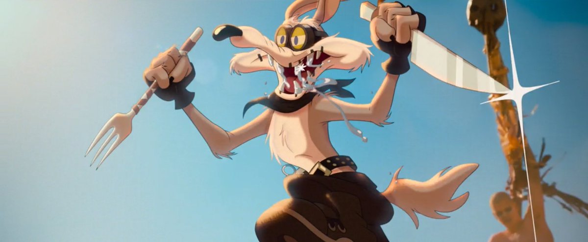DownInkwell's tweet photo. As much as I'm not terribly thrilled about Coyote vs. Acme (though I do want to see it), I think I would've been a little more excited had it stuck with regular 2D/hand-drawn animation in a live-action backdrop. https://t.co/WYUyf01JIx
