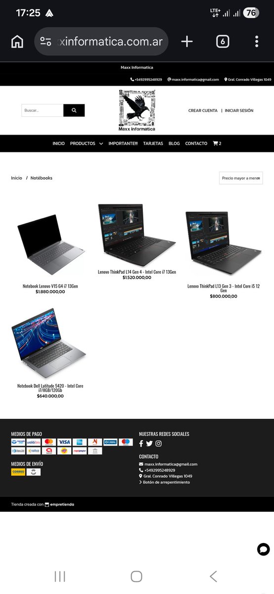 Notebook en stock!