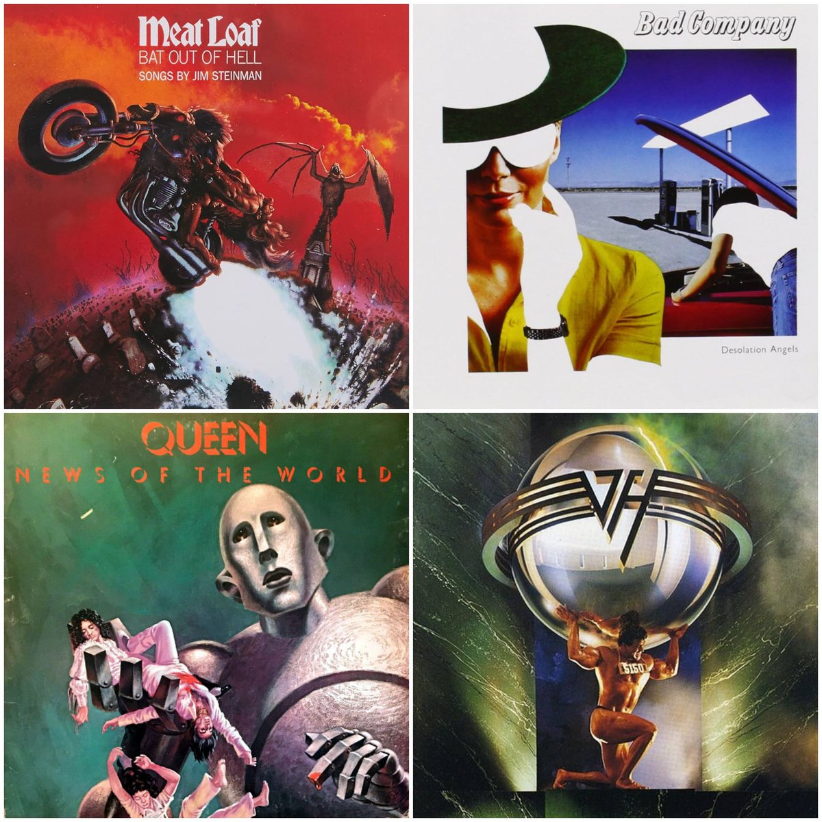 TonyJones000's tweet image. #Music What's your favorite album from the four pictured and which one is the runner-up? 💿🎶🥁🎸