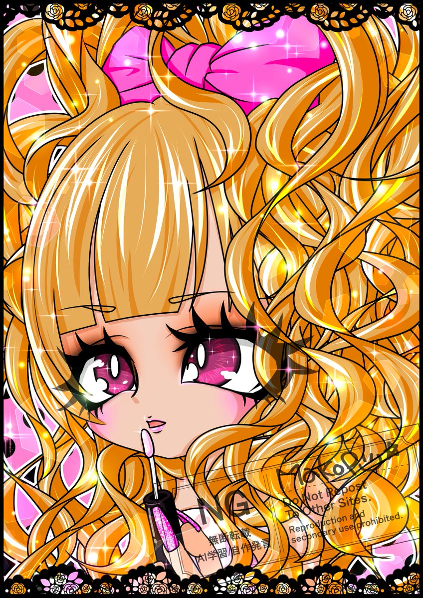 makopu_725's tweet photo. メイク中💄🎀✨️
#姫ギャル

顔のアップが描きたかっただけぇ🫠 https://t.co/PUvyylR9fF