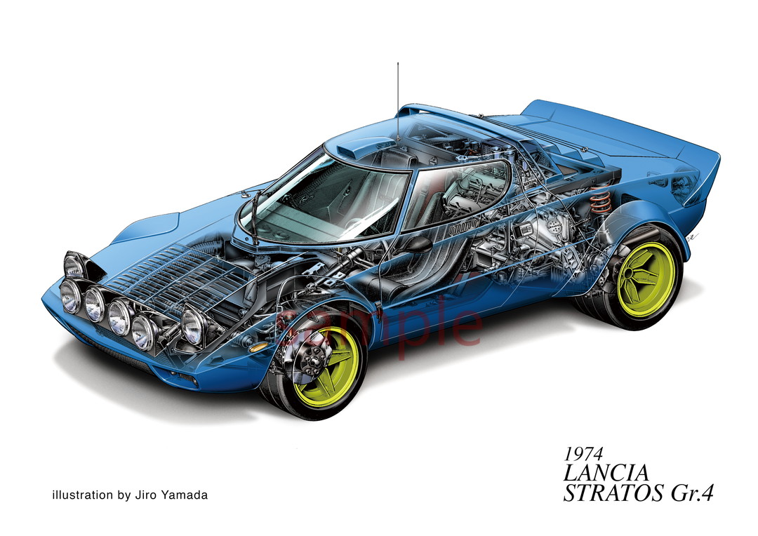 tisjiro's tweet photo. Lancia Stratos Gr.4 1974
illustration by Jiro Yamada

A flash of blue, breaking the stillness.

静けさを切り裂く、青の閃光。

#JiroYamada
#AutomotiveArt
#Cutaway
#Lancia
#山田ジロー作品紹介ランチア https://t.co/87gvVss9Uv