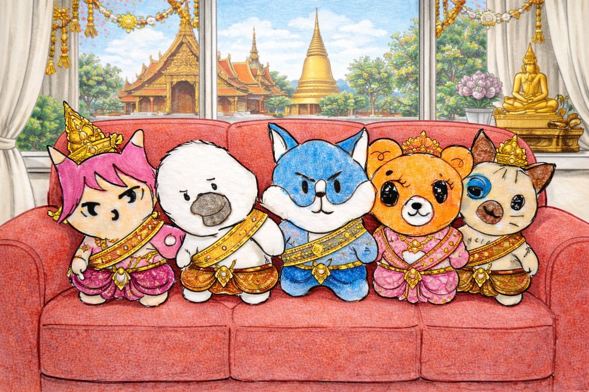 จับน้องๆใส่ชุดไทย