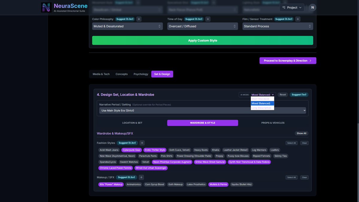 neurascene's tweet image. #wardrobe #filmmaking #CreativeProcess