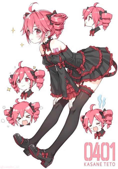 #重音テト ゴシック衣装テトさん(31歳)