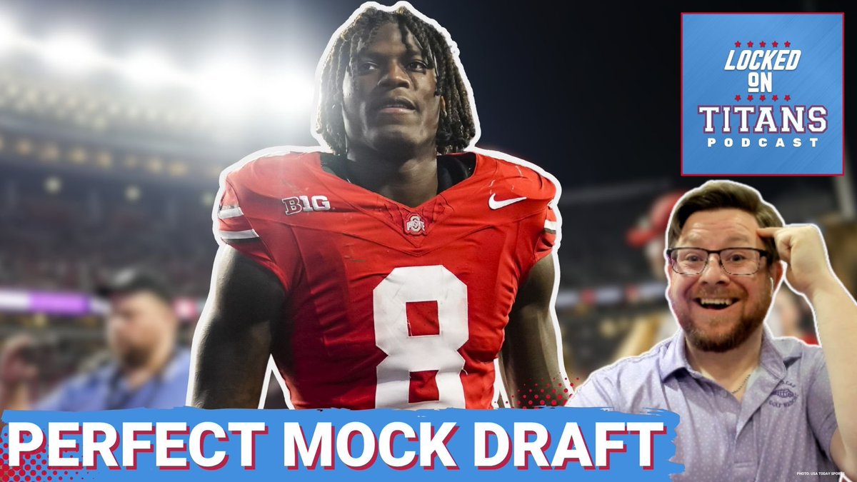 Jake Rutledge 🚨PERFECT TITANS MOCK DRAFT🚨 This is my favorite, realistic outcome for ...