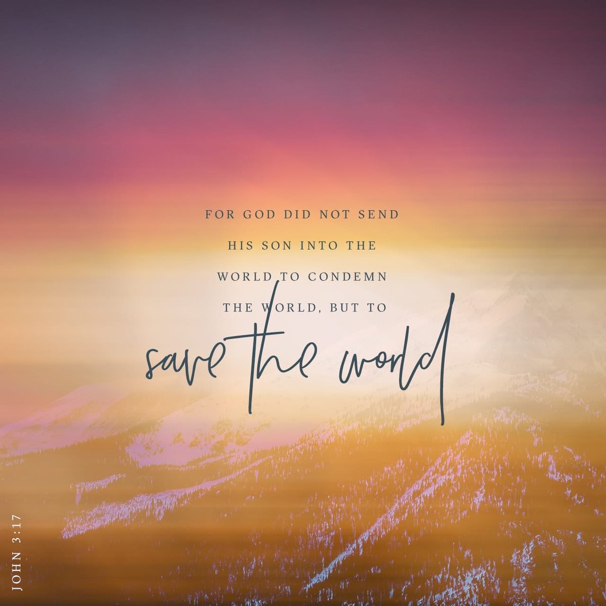 petertryte's tweet image. “For God did not send his Son into the world to condemn the world, but to save the world through him.”
John 3:17 NIV

#VOTD