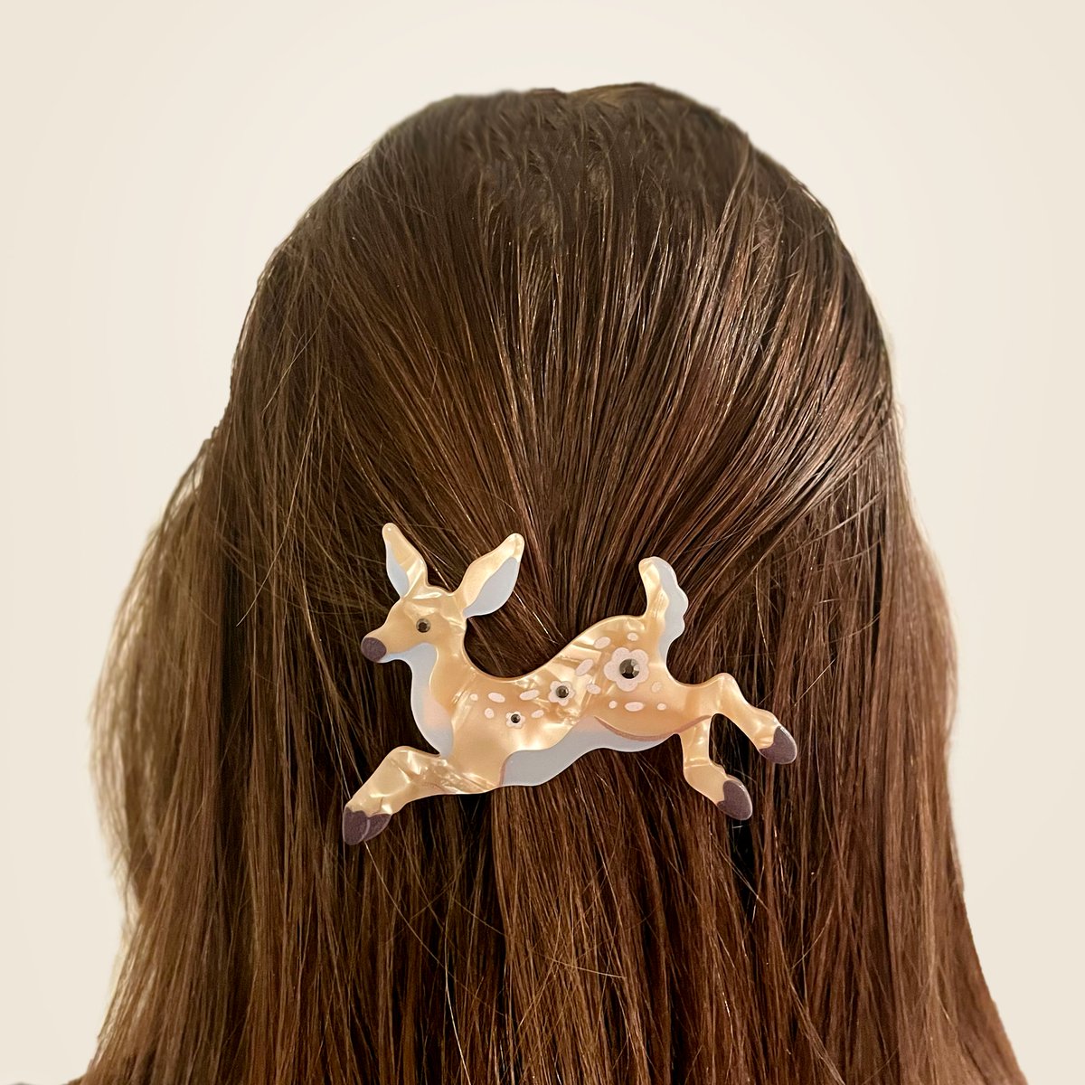 cambrasine's tweet image. fawn hair claws + clips have arrived in time for spring 🌱 link in replies  #cottagecore #fairycore