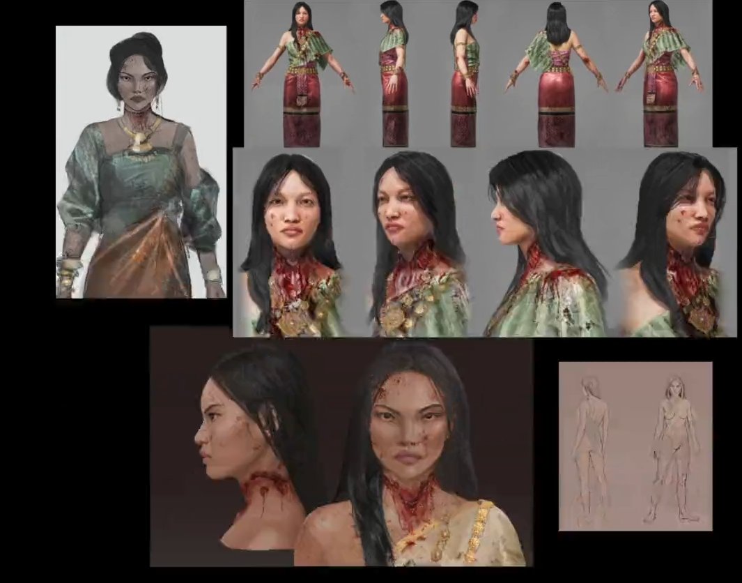 The Krasue's concept art, repost