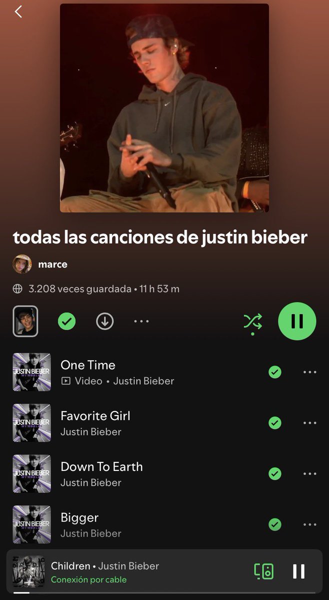 Estoy en esta playlist hace 2 semanas