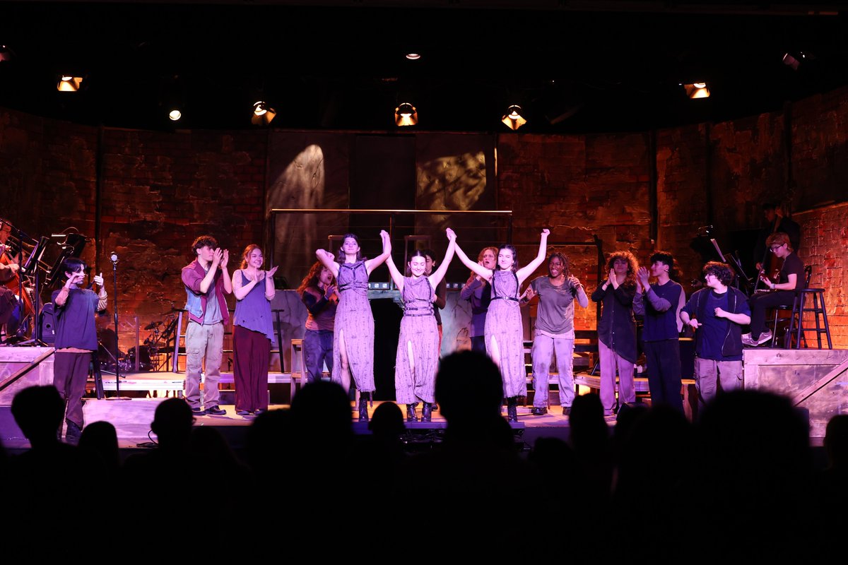 ECRCHS's tweet photo. Three nominations. One extraordinary program. 🎭✨

Our production of Hadestown: Teen Edition earned 3 Jerry Herman Awards nominations — placing us among the top theatre programs in Los Angeles.

🎭 Nominations:
• Best Actress — Melanie Wright as Hermes
• Best Lighting Design — Christopher Hutson
• Best Orchestra

The Jerry Herman Awards serve as the Los Angeles regional awards for the National High School Musical Theatre Awards, celebrating outstanding achievement in student theatre.

We are incredibly proud of our cast, crew, musicians, and creative team for this remarkable accomplishment.

Go Royals! 🐻

#WeAreECR | #GoRoyals | #theatre | #jerryhermanawards | #Hadestown
