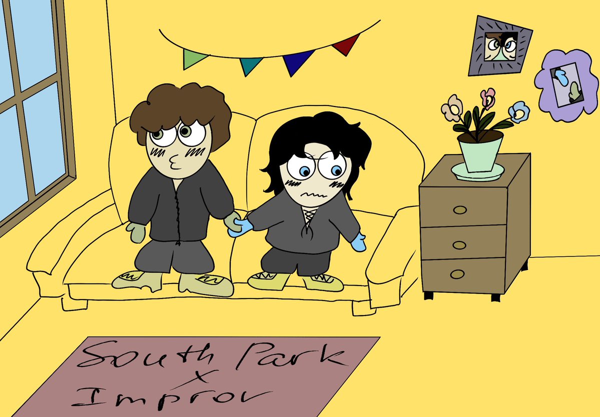 я люблю южный парк и этих дуриков