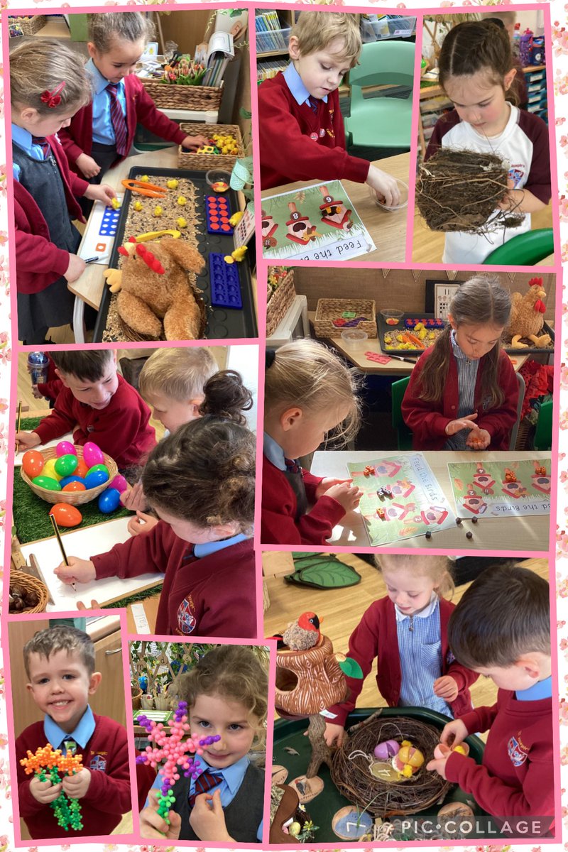 EYFSwithMissS's tweet photo. This week we have begun our new topic of Our Wonderful World and have shown great excitement, awe and wonder when investigating the world around us using all our senses. We were delighted to find so many signs of spring! 🌷🪺🐣 https://t.co/ujUtNWKPNw
