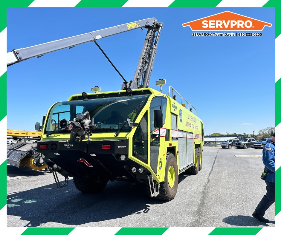 ✈️ SERVPRO Team Davis joined our friends at the chamber of commerce for an incredible tour or Lehigh Valley Airport! ABE has made some amazing changes and enhancements to its facilities and equipment, making it a premier airport for over 1 million passengers a year!