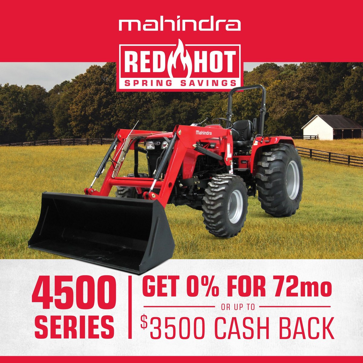 ProgTractor's tweet photo. See why Mahindras are worth their weight in steel. Get yours with 0% for up to 72months or up to $3,500 cash back. Call us today at  (276) 415-9194!
.
.
.
#MahindraTough #Mahindra #BigTractors #TractorNation #HelloApril #FYP https://t.co/o6RBMrPEiX
