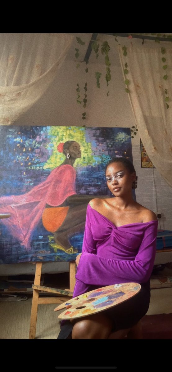 Hi, I’m Peace
I’m an artist 
This is my 6th year making art

How about you?🥹🌺