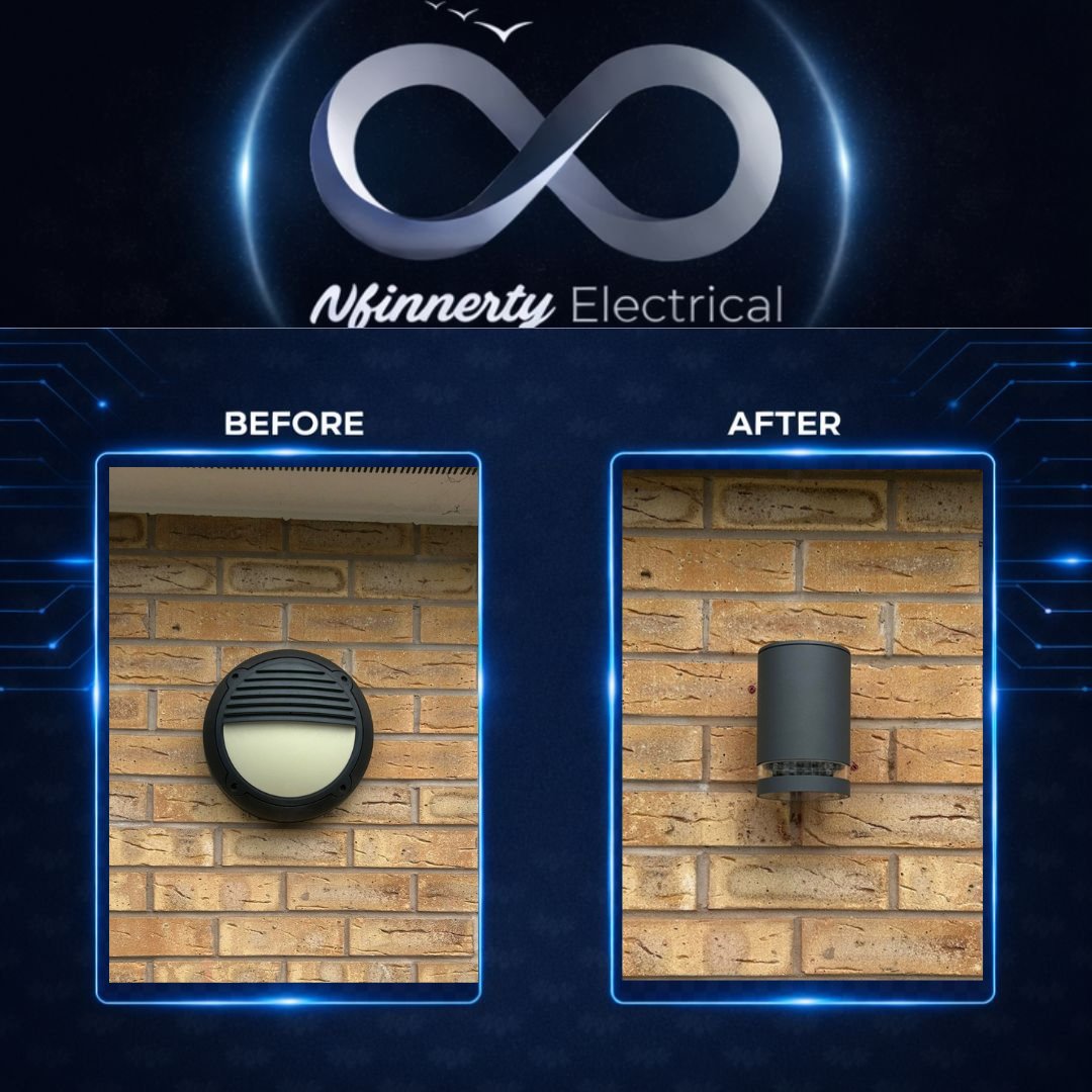 NfinnertyElec's tweet image. 💡 Need electrical work done? Contact us today and let’s light up your space!

#NfinnertyElectrical #BeforeAndAfter #TrustedService #QualityWork #LightingSolutions